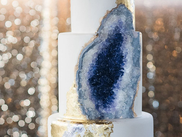 geode cake matrimonio dettaglio